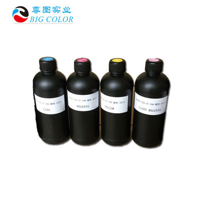 CMYK W UV чернила для чернил для печати на следующем уровне с помощью плоского принтера TX800